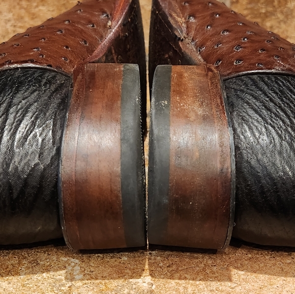 SOLD!!! Tony Lama Ostrich Boots - 10B - Picture 8 of 12